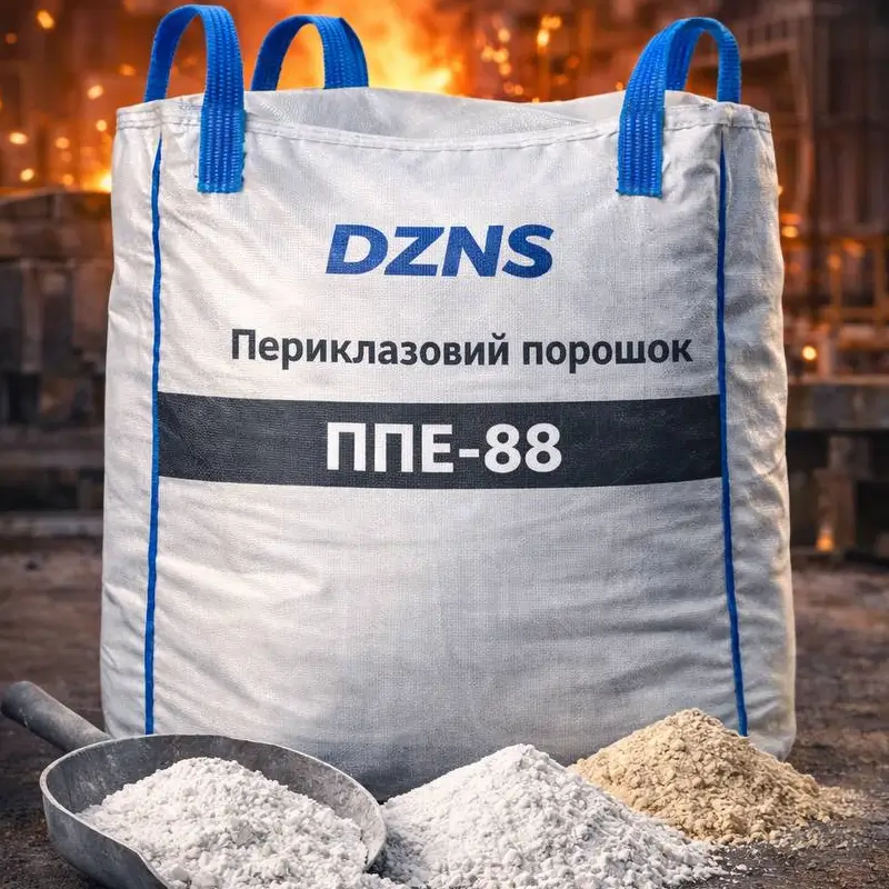 Порошок переклазовий ППЕ-88 для електродугових печей