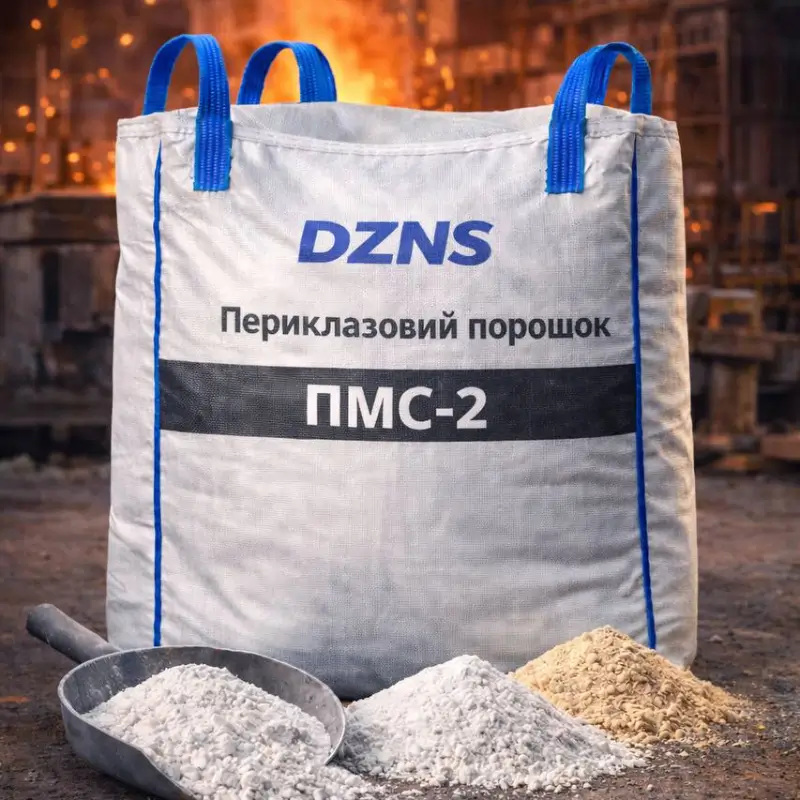 Порошок переклазовий ПМС-2 для електропечей