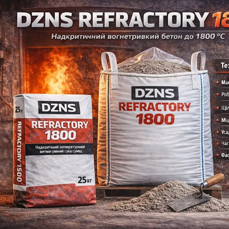 DZNS Refractory 1800