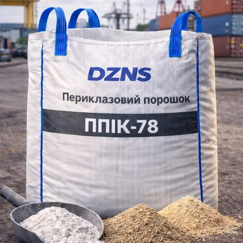 Порошок переклазо-вапняний ППІК-78 грубозернистий